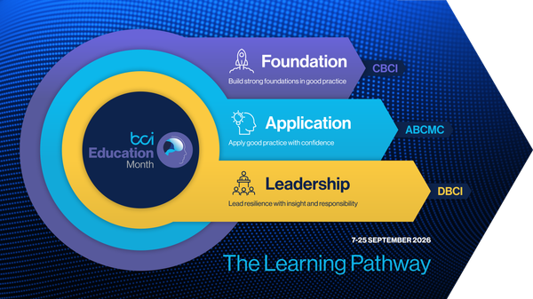 BCI Education Month 2026 Theme