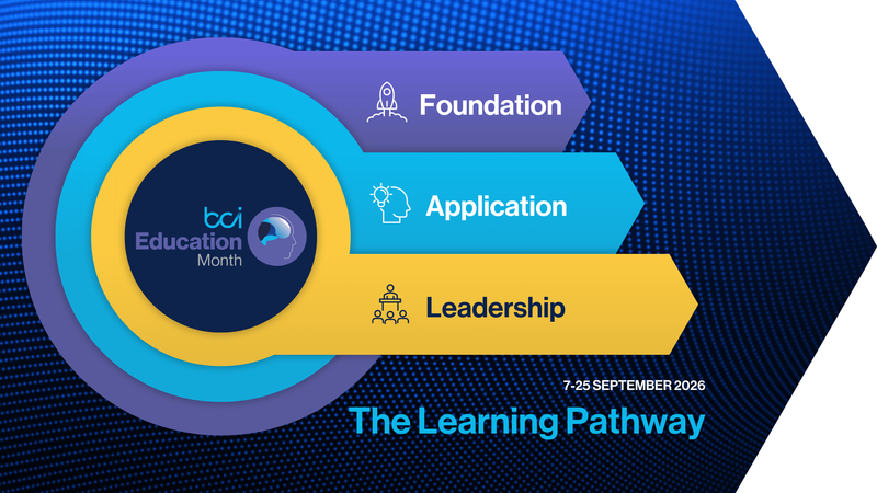 BCI Education Month 2026 Theme