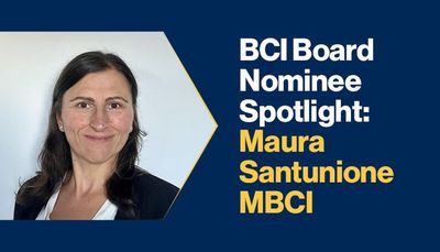 BCI Board Nominee Spotlight: Maura Santunione MBCI