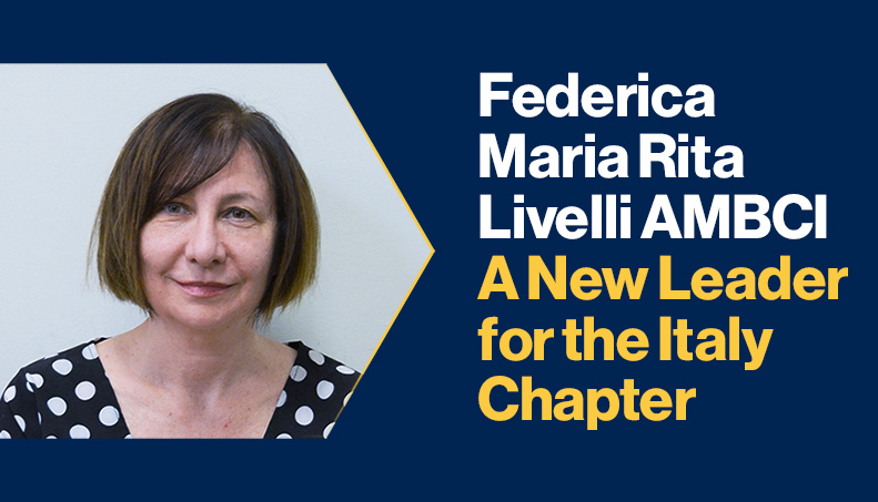 Federica Maria Rita Livelli Riflettori AMBCI – Nuovo Leader per la Filiale Italia