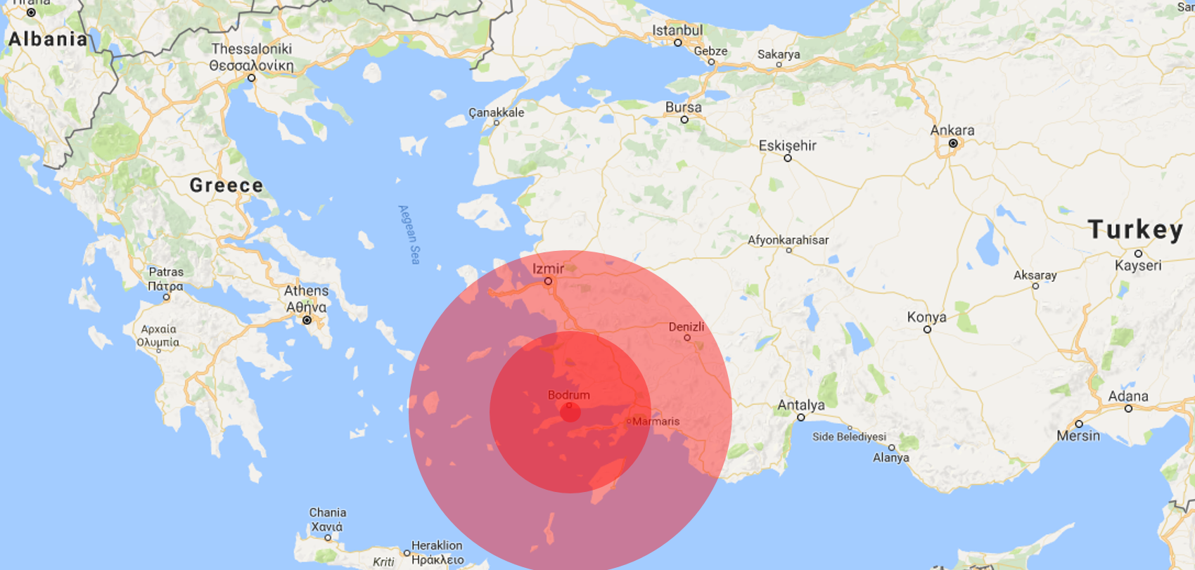 Earthquake Strikes In The Aegean Sea Between Greece And Turkey i News i